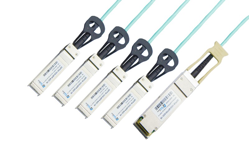 100G QSFP28 to 4x 25G SFP28 AOC Cable