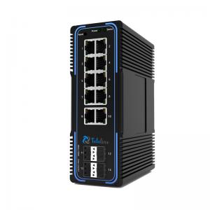TLM500-10GT4GS 10 Ports 10/100/1000MBase and 4 SFP Slots Managed Industrial Switch