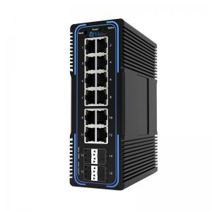 TLM500-12GT4GS 12Ports 10/100/1000MBase and 4 SFP Slots Managed Industrial Switch