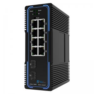 TLM500-8GT2GS 8Ports 10/100/1000MBase and 2 SFP Slots Managed Industrial Switch