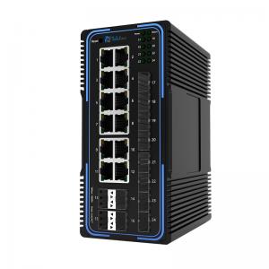 TLM505-12GT12GS 12 Ports 10/100/1000MBase and 12 SFP Slots Managed Industrial Switch